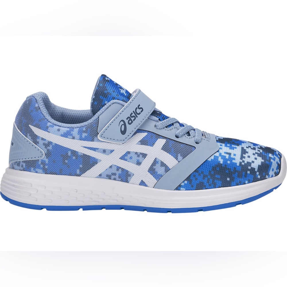 Asics Kid’s PATRIOT 10 PS SP. Mist/White. Kid’s size 1.5
